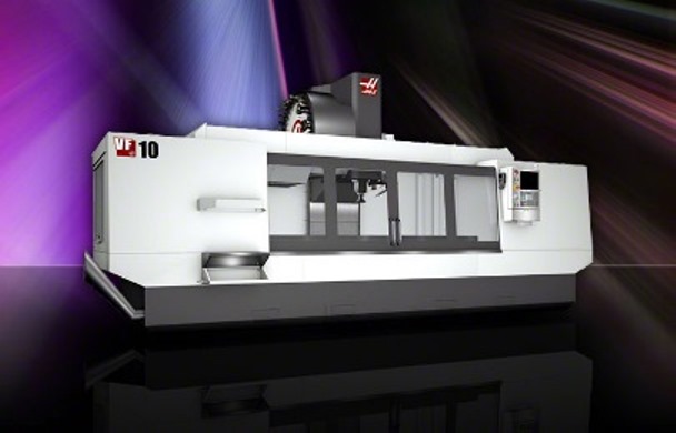 1 HAAS VF-10 CNC 5 AXIS TRUNNION MACHINING CENTER / 40 TAPER, 120'' X 32''